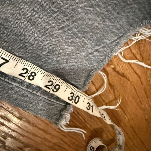 Gap Cheeky straight grey high rise raw hem jeans size 28/6 tall - Picture 8 of 12